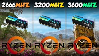 3600MHz vs 3200MHz vs 2666MHz Best RAM for Ryzen 3000 [upl. by Alin]