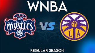 Washington Mystics vs Los Angeles Sparks  WNBA Live Scoreboard [upl. by Ahsetra800]