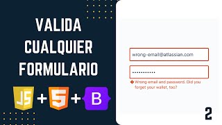 Validar cualquier formulario con JavaScript  22 [upl. by Haggai]