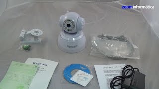 full review wanscam ip camera jw0008 jw008 camara eview7 app Android blanco [upl. by Alad]