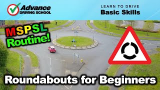 Roundabouts for Beginners  Learn to drive Basic skills [upl. by Eneryc]