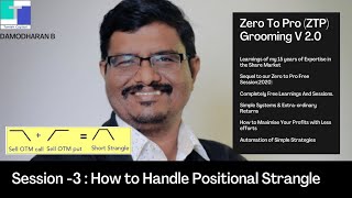 Session 3 ZTP 2 0 How To manage Positional Strangle [upl. by Grace]