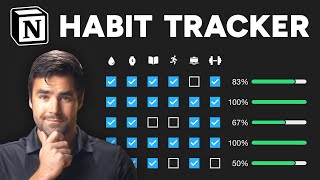 How to Build a Habit Tracker in Notion from Scratch [upl. by Laro]