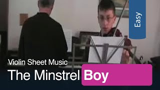 The Minstrel Boy  Free Celtic Violin Sheet Music [upl. by Darwen]