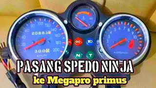 PASANG JALUR KABEL SPIDO NINJA DI PASANG KE MEGAPRO [upl. by Mumford]