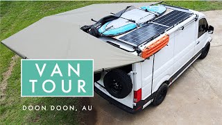 🚐 Full Van Tour  DIY VW Crafter 4Motion  Australia [upl. by Hoopen780]