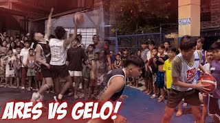 GELO VS ARES 1v1 BASKETBALL [upl. by Culbertson]