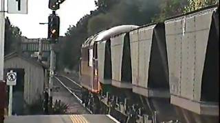 56037 trundles through Knottingley on an MGR train [upl. by Nekcarb]