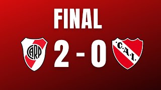 🛑 RIVER VENCIÓ A INDEPENDIENTE Y ES EL ÚNICO PUNTERO [upl. by Nekciv]