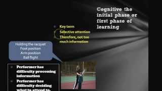 QLD Y1112 Physical Education The 3 Stages of Learning [upl. by Pedrotti]