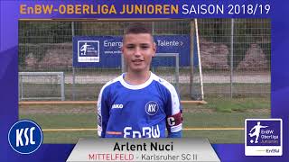 ENBWOberliga  Karlsruher SC  Arlent Noci [upl. by Daitzman166]