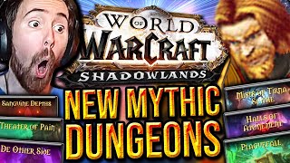 Asmongold amp Mcconnell Clear ALL NEW Shadowlands Mythic Dungeons For The FIRST TIME [upl. by Elletnwahs458]