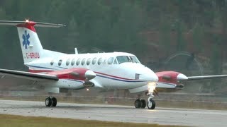 Beechcraft King Air B350 Approach and Landing [upl. by Burt484]