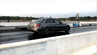 Mercedes C43 AMG 14 mile Race stock [upl. by Haynes]