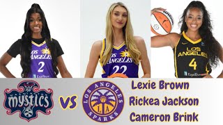 🍿 Mystics vs Sparks 🍿  Cameron Brink  Rickea Jackson  Lexie Brown  FINAL TAKE [upl. by Brenna]