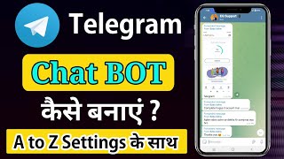 How To Create Telegram Chat Bot  Telegram Chat Bot Kaise Banaye 2023  Telegram Bot Tutorial [upl. by Garret]