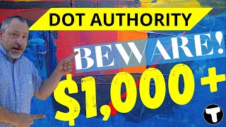 DOT Number Authority Cost  Get Your FMCSA Trucking Authority MC Number [upl. by Aimee]