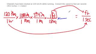 Convert speed in kmhr to ftsec [upl. by Aynom137]