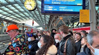 11112022 Köln HauptbahnhofKoblenzSessionseröffnung [upl. by Jenkel729]