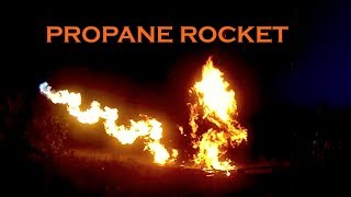 Propane Tank Rocket [upl. by Newnorb]