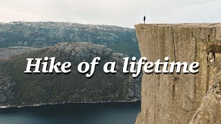 PULPIT ROCK PREIKESTOLEN HIKE NORWAY  you wont believe this place 😱 [upl. by Ehudd815]