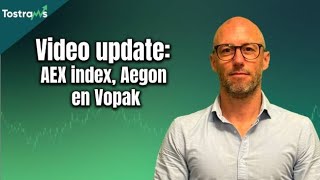 Tostrams TA update AEX index Aegon en Vopak [upl. by Meekyh]