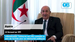 Election présidentielle en Algérie Ali Bensaad sur RFI [upl. by Hpesoj475]