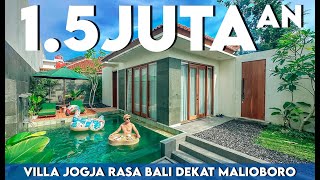 VILLA JOGJA RASA BALI HARGA MULAI 15 JUTAAN  VILLA DI BALI JOGJA [upl. by Eiramanig]