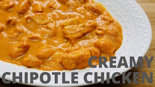 RECIPE Creamy Chipotle Chicken  Quick and Easy  COOKINGWITHELVEE [upl. by Nerro]