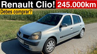 ¿Deberías comprar un RENAULT CLIO 2 1216V 2004 PruebaTest Review en español [upl. by Erihppas223]