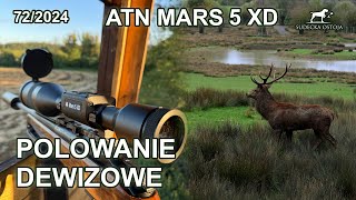 Polowanie dewizowe  ATN MARS 5 XD  SUDECKA OSTOJA 722024 deer hunting in poland [upl. by Knick]