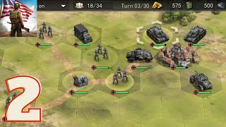 World War 2 Strategy Games  Gameplay Walkthrough Part 2 Android iOS [upl. by Morry]