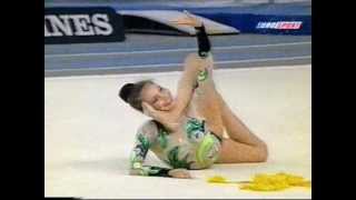 Alina Kabaeva RUS with Ribbon in European Masters Team Competition 1999 [upl. by Oirottiv698]