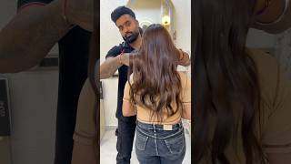 Hair transformation haircolorhighlightscurlyhair hairstylecutting love youtube haircolorvideo [upl. by Auoz]