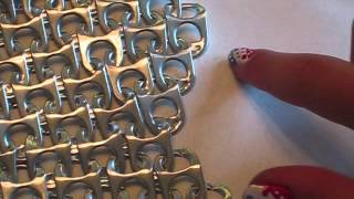 DIY Pop Tab Chain Mail [upl. by Olivette]