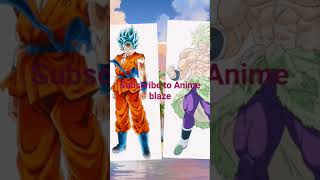 Dragon Ball z Goku vs broly who is stronger dragonballz broly goku [upl. by Zarla]