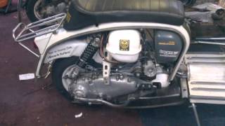 Lambretta GT200 fired up [upl. by Ahsele]