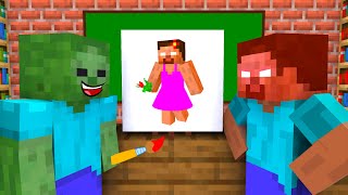 DRAWING CHALLENGE  Minecraft Animation [upl. by Htnicayh84]