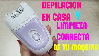 DEPILACION COMO LIMPIAR TU MAQUINA DEPILADORA CORRECTAMENTE [upl. by Josiah422]