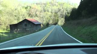 Scenic Country Road Drive in Tennessee on Nice Spring Day [upl. by Fiel]