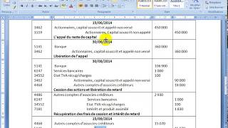 Comptabilité des sociétés S4 partie 24 quot exercice 5 cas dactionnaire défaillant quot [upl. by Sela]