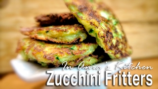 Zucchini Fritters Low Carb  Placki z Cukini Niskoweglowodanowe  Recipe 266 [upl. by Llenrad]