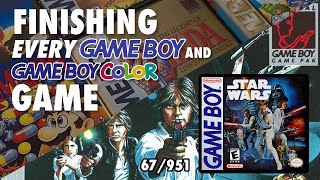 Star Wars 67951  Finishing EVERY GBGBC Game [upl. by Meisel]