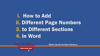 how to remove page number for a selected pages in word [upl. by Higginbotham946]