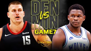 Denver Nuggets vs Minnesota Timberwolves Game 7 Full Highlights  2024 WCSF  FreeDawkins [upl. by Jr215]