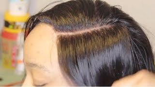 The MOST detailed glueless lace closure sew in EVER  How to prevent your closure from sliding back [upl. by Gerald]