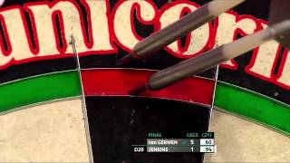 PDC European Championship 2014  Final  van Gerwen VS Jenkins [upl. by Lawson600]