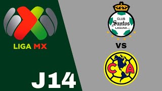 RESUMEN Santos Laguna 11 América en vivo LIGA MXCLAUSURA 2024 Jornada 14 [upl. by Victorie406]