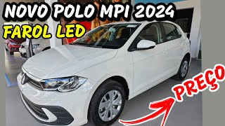 NOVO POLO MPI 2024 PREÇO ATUALIZADO MELHOR QUE ONIX LT 2024 [upl. by Bay316]