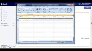 How to create YMM CSV from Sample CSV Shopify YMM App by Capacity Web Solutions [upl. by Arde]